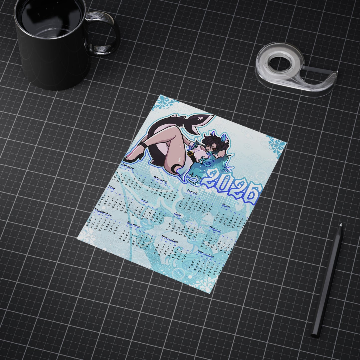 Sereana 2026 Calendar Print