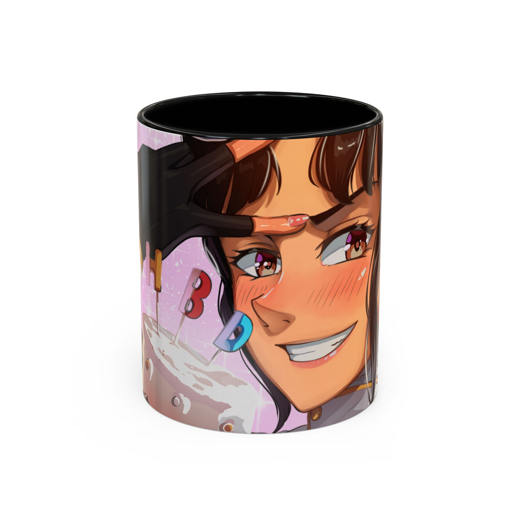 LadyKnightLynk "HBD" Accent Mug