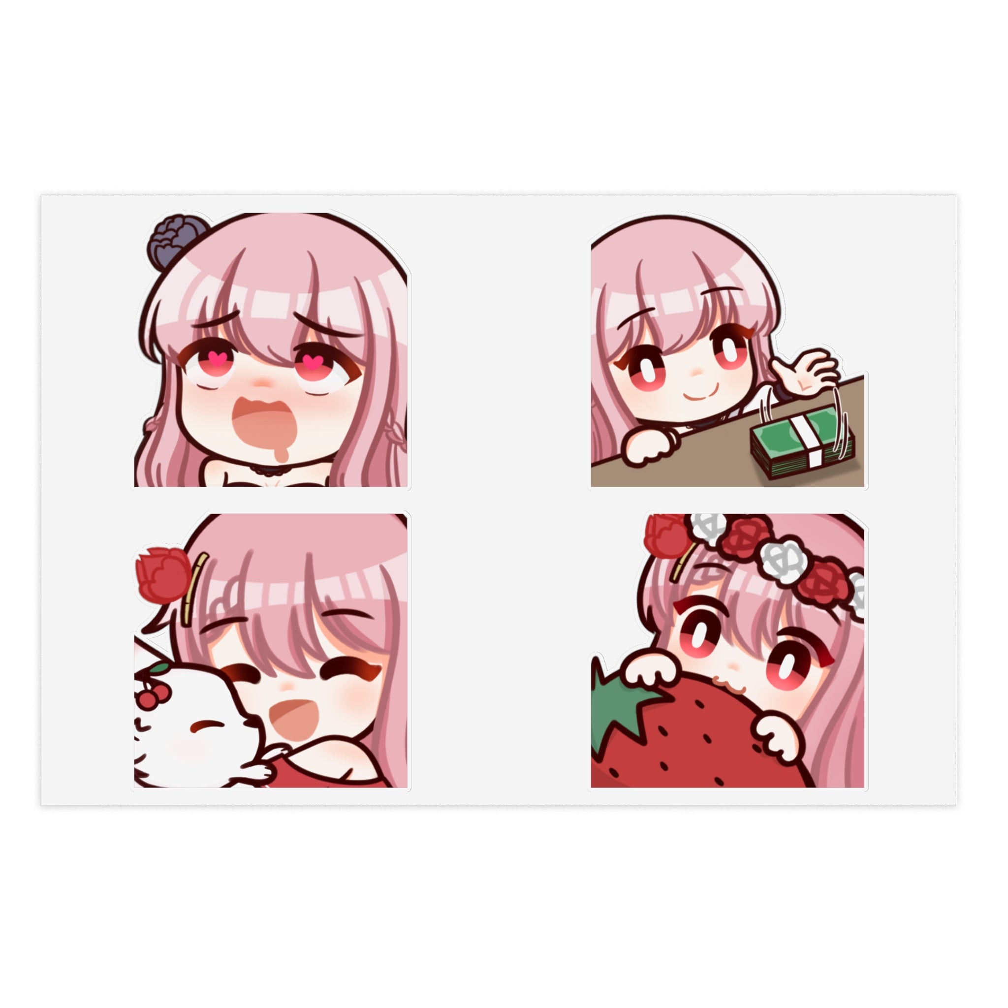 HanamiMomo Sticker Sheet