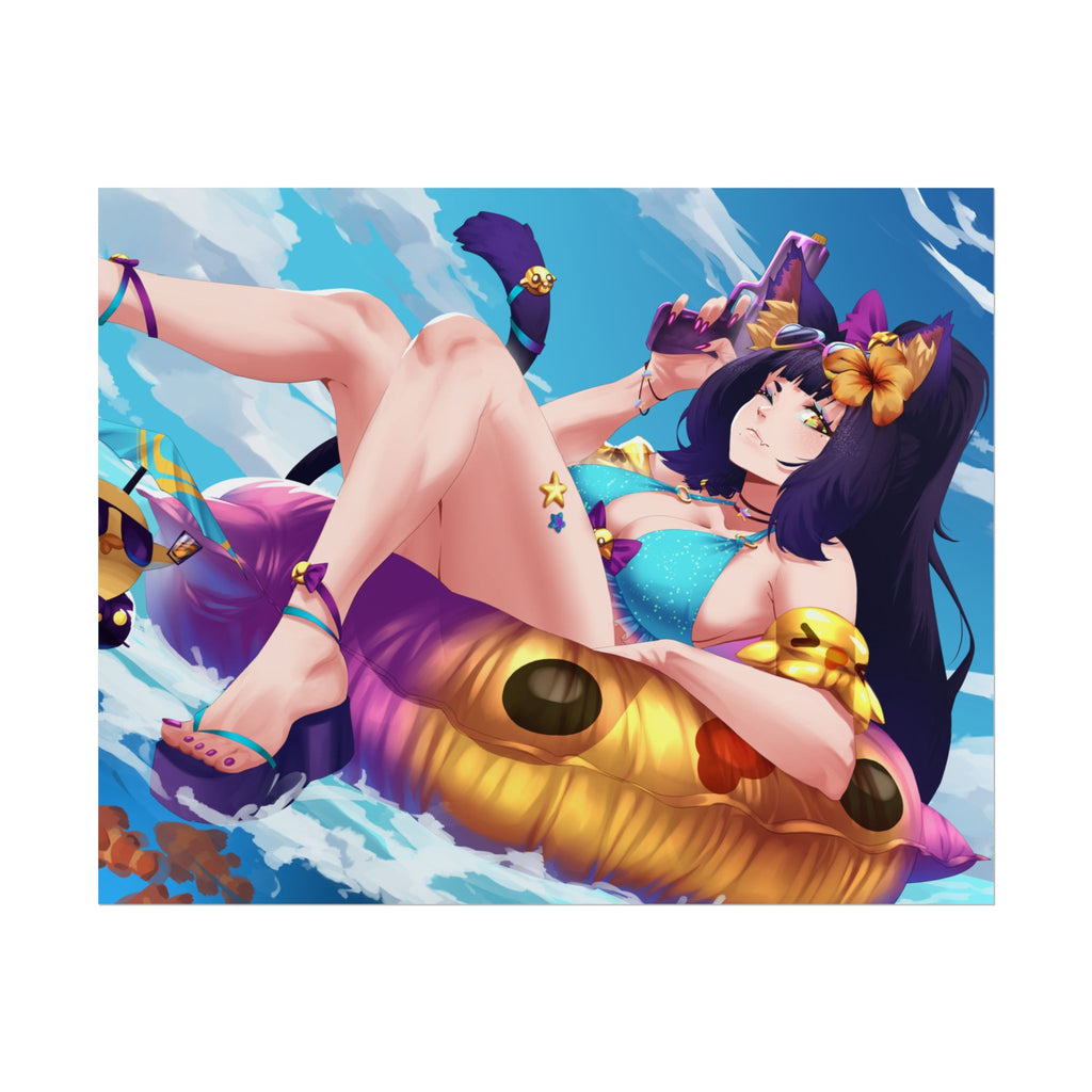 PochitaVT "Summer Time Floating" Poster