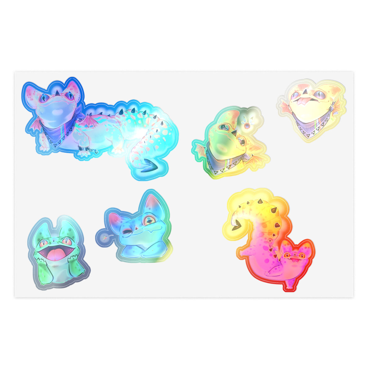 MajoraDragoon "Little Guys" Sticker Sheet