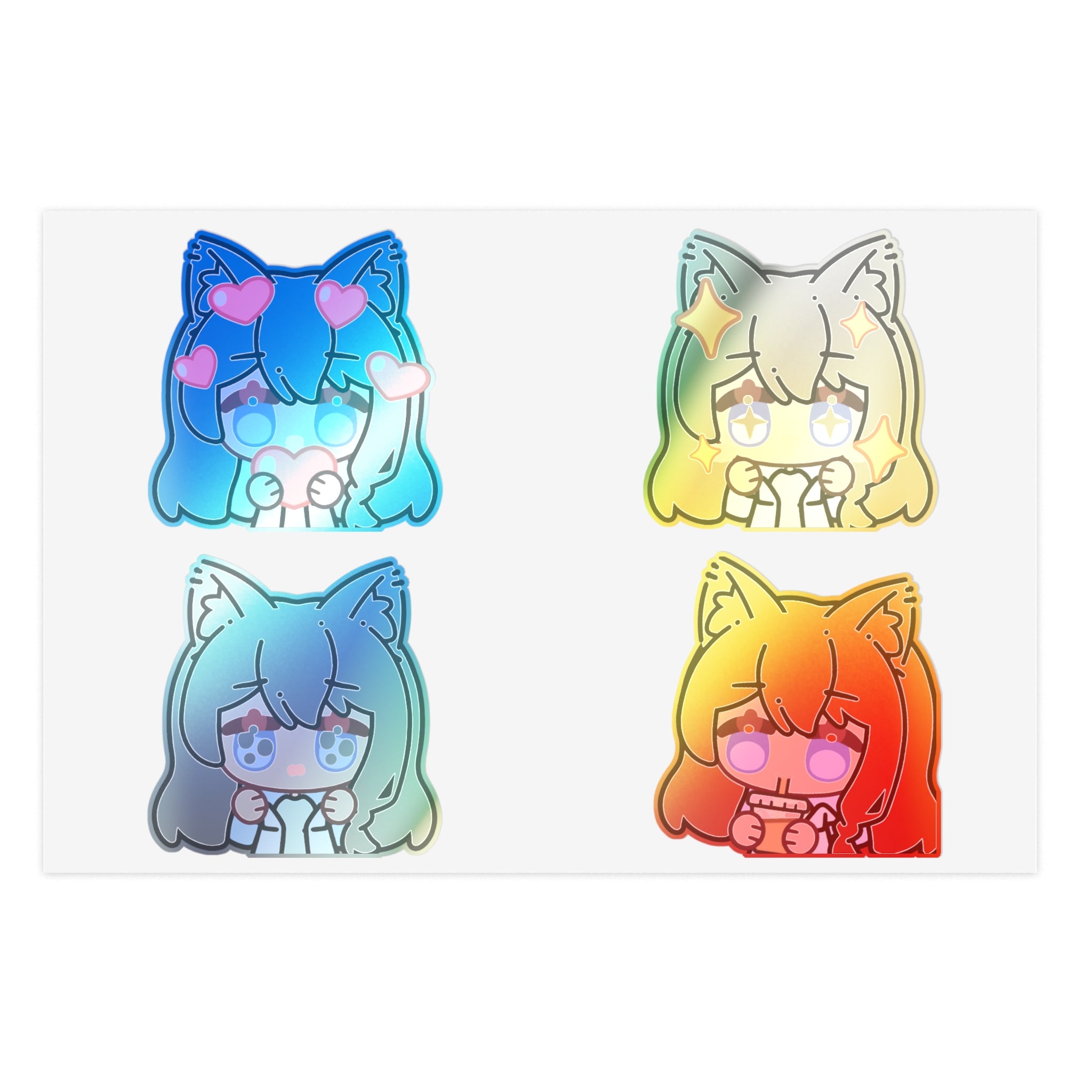 CelestialReira "Chibi Emotes" Stickersheet
