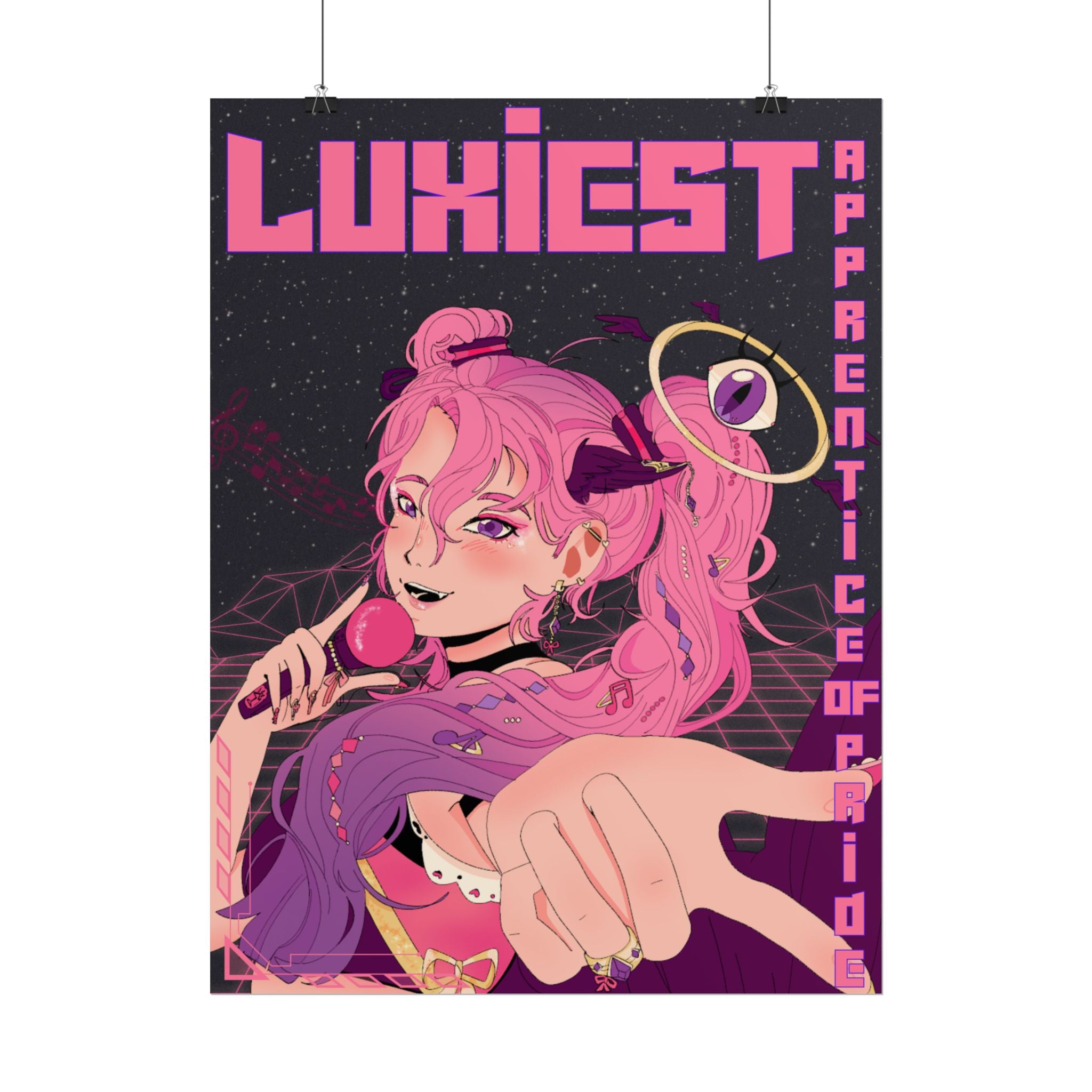 Luxiest "Cyber Idol" Poster