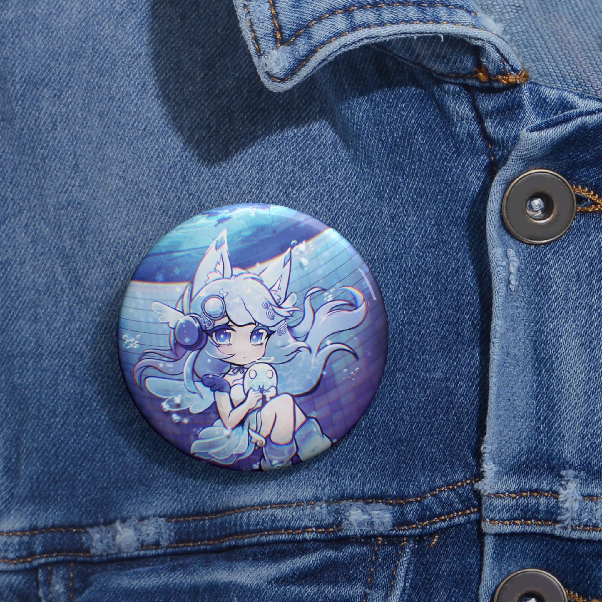 Kibbi "Underwater Sanctuary" Pin Button