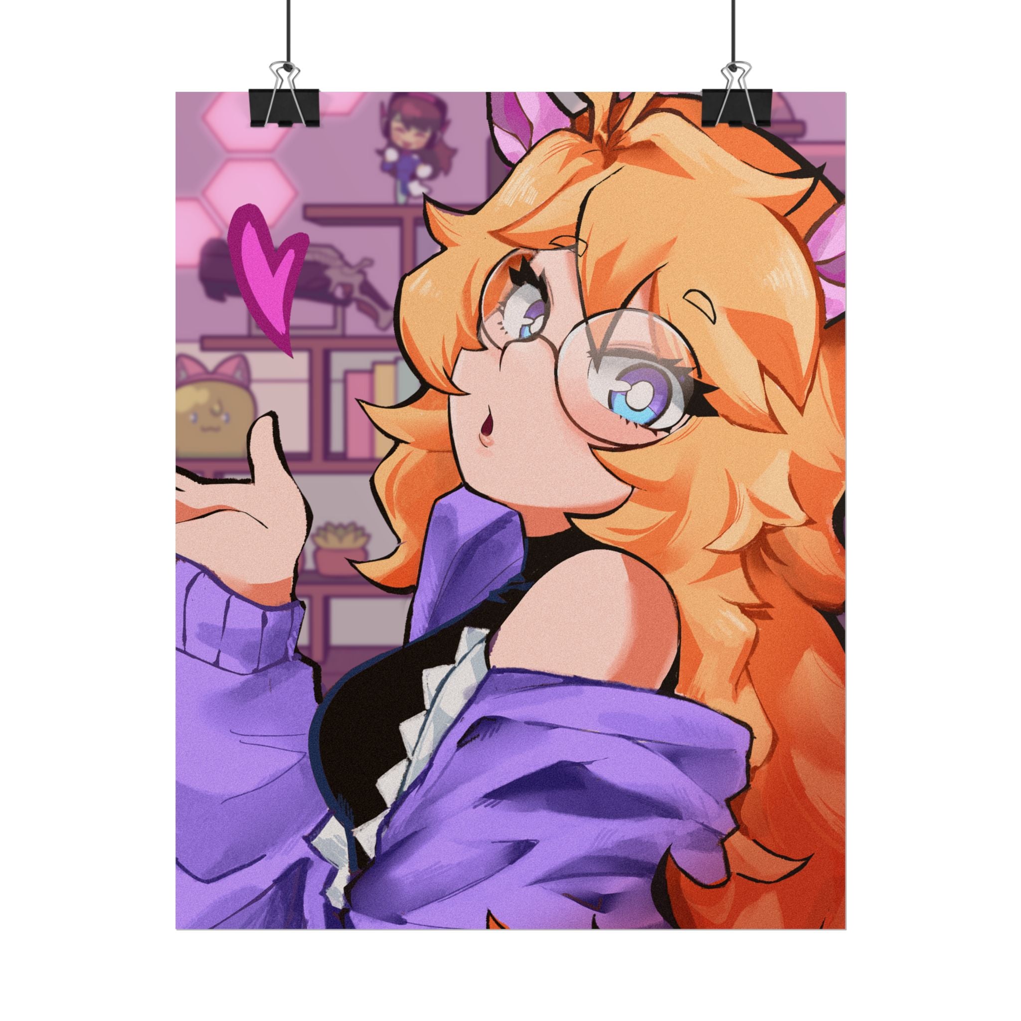 tealeafshark "Blown Kiss" Poster