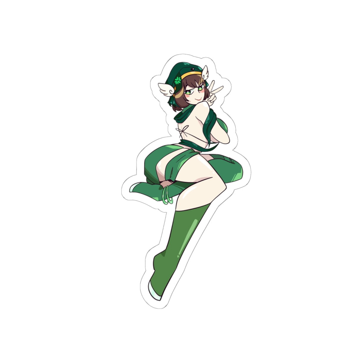 CloverLeDuck "Pinup" Sticker