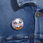 Mooniebunnz "Borgor" Button Pin
