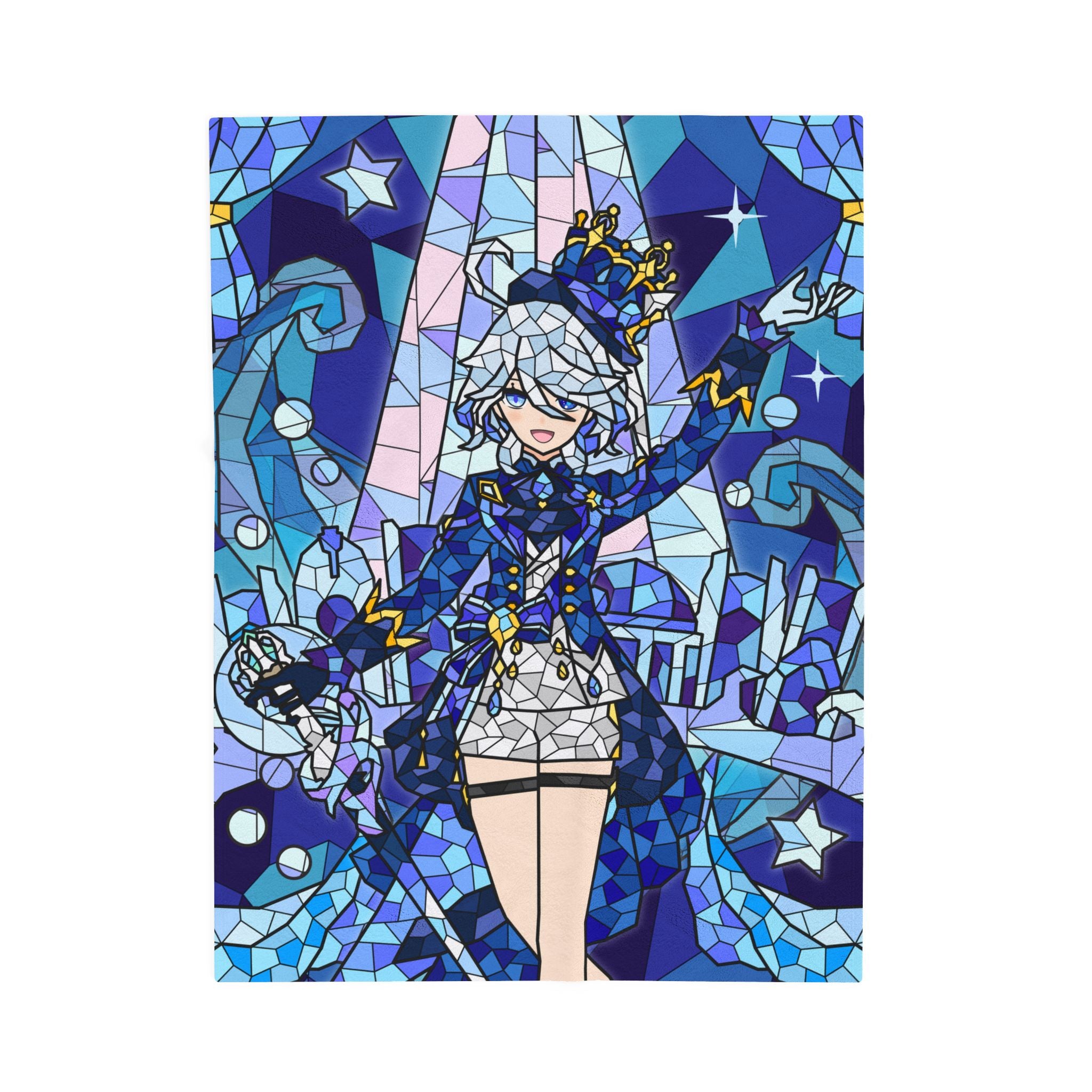 Furina Plush Throw Blanket