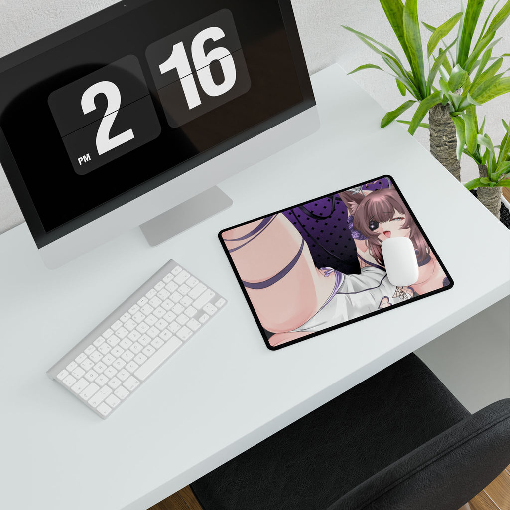 Canin Rose "Midnight Ribbons" Deskmat