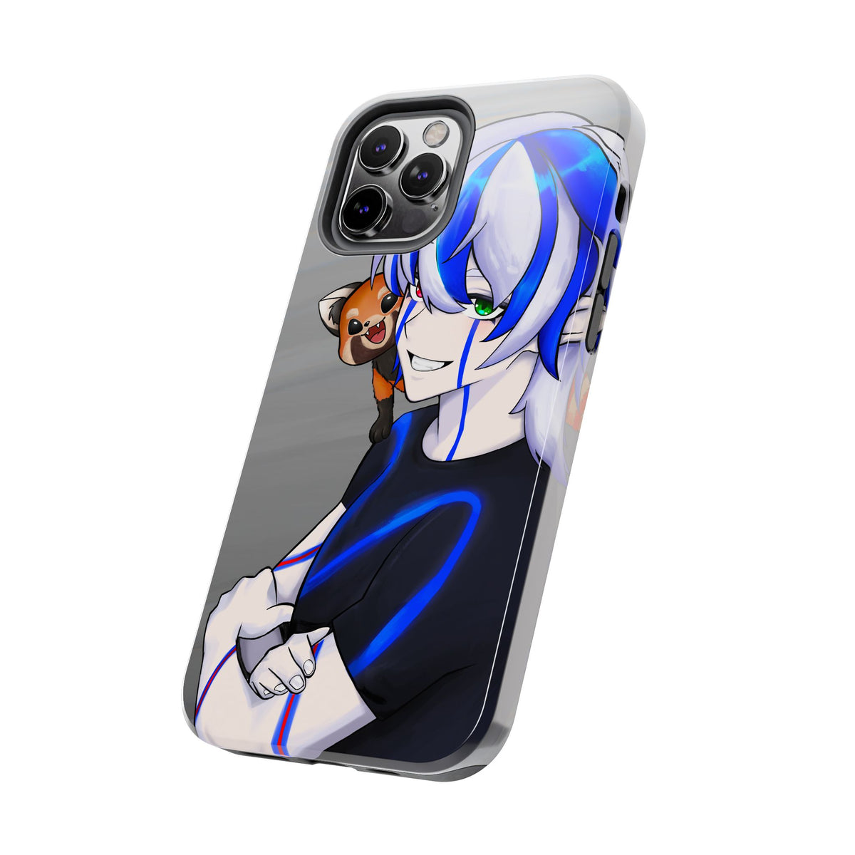 Ray Xash "Red Panda Companion" Phone Case