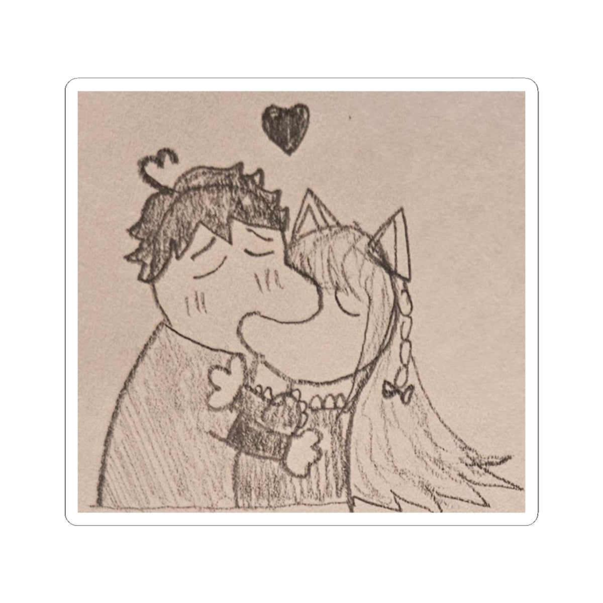 Salem Purrcy "Kiss" Sticker