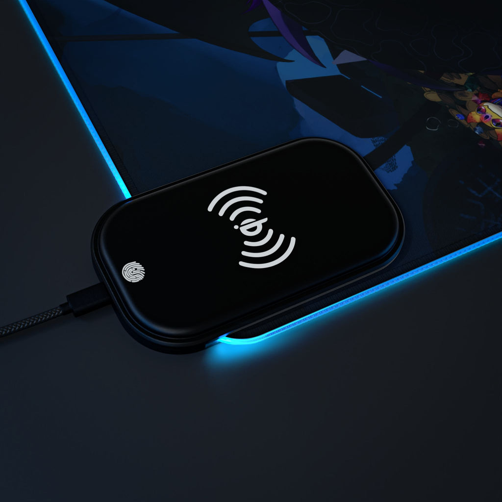 MajoraDragoon LED XL Deskmat w/ Wireless Charging
