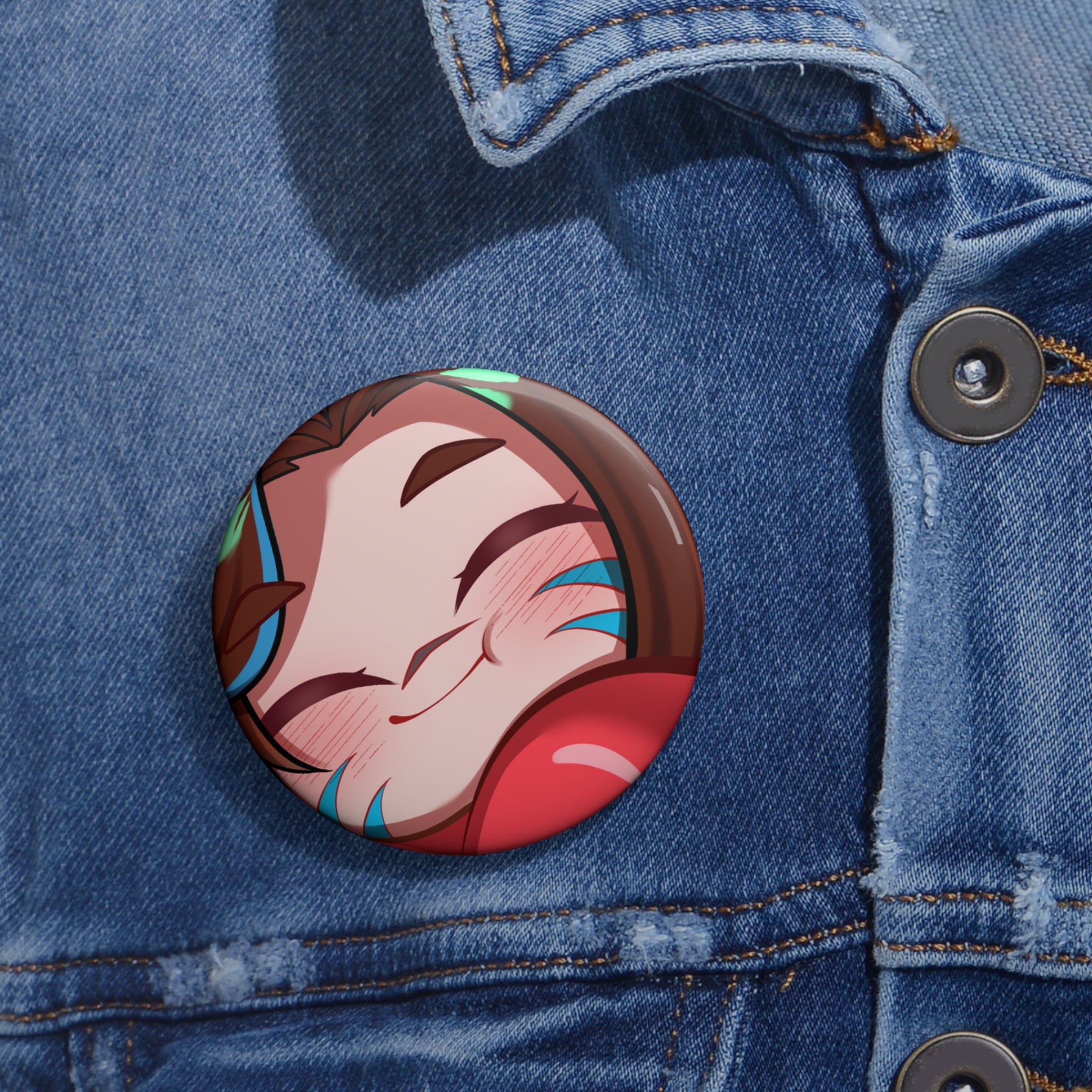 Luna Fujimaru "Love" Pin Button