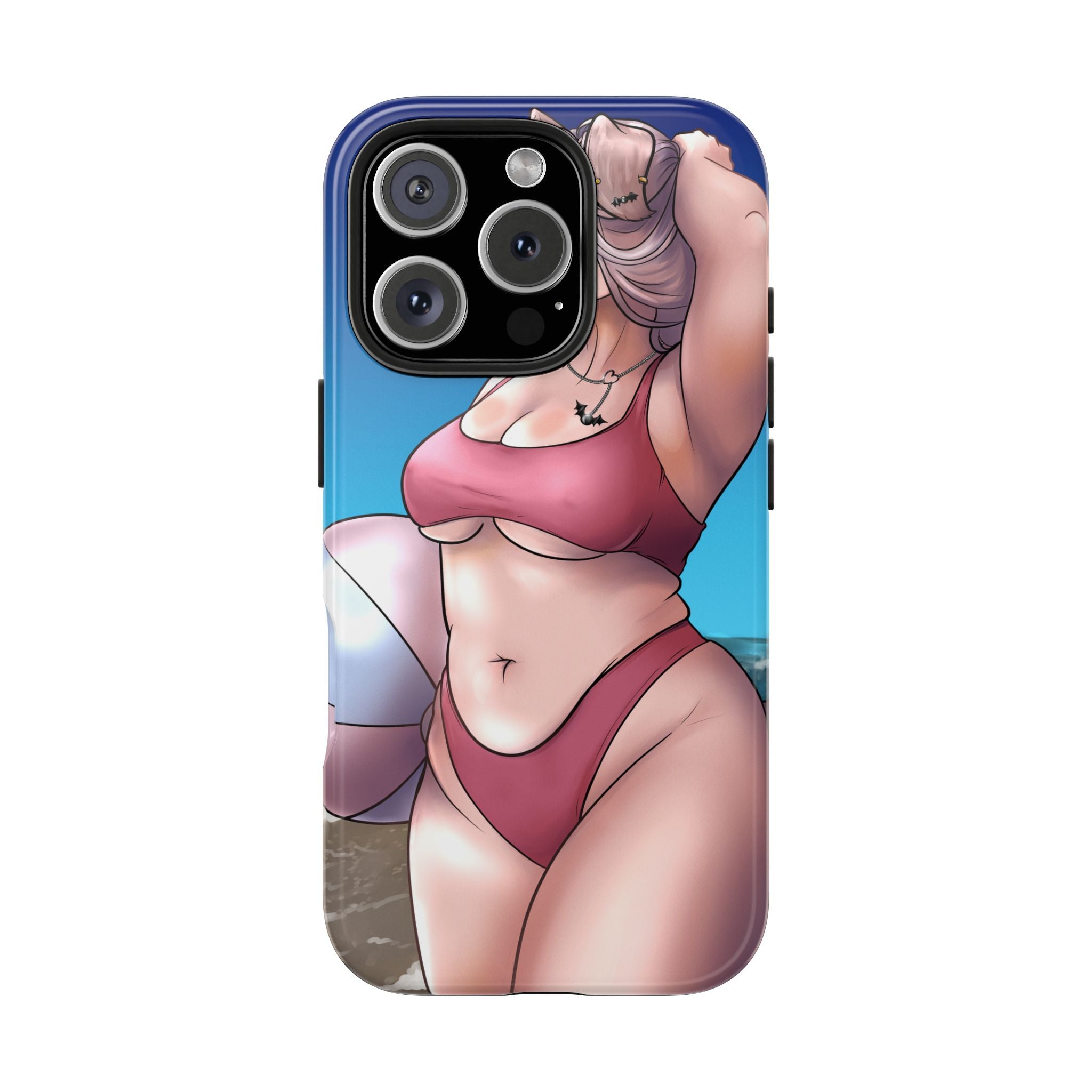 Luna Rainn "Beach Pup" Tough Phone Case