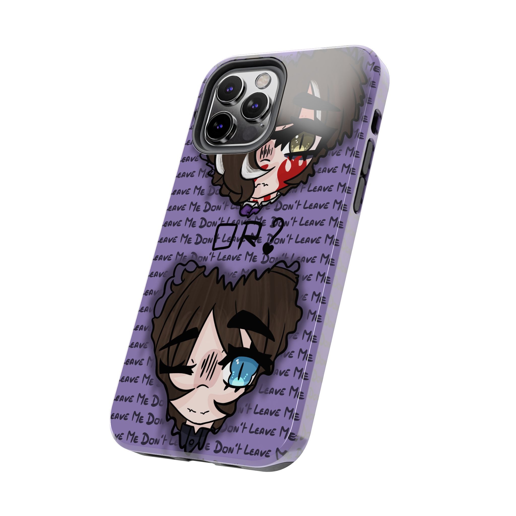 Renée Lysobore "Me or Them" Phone Case