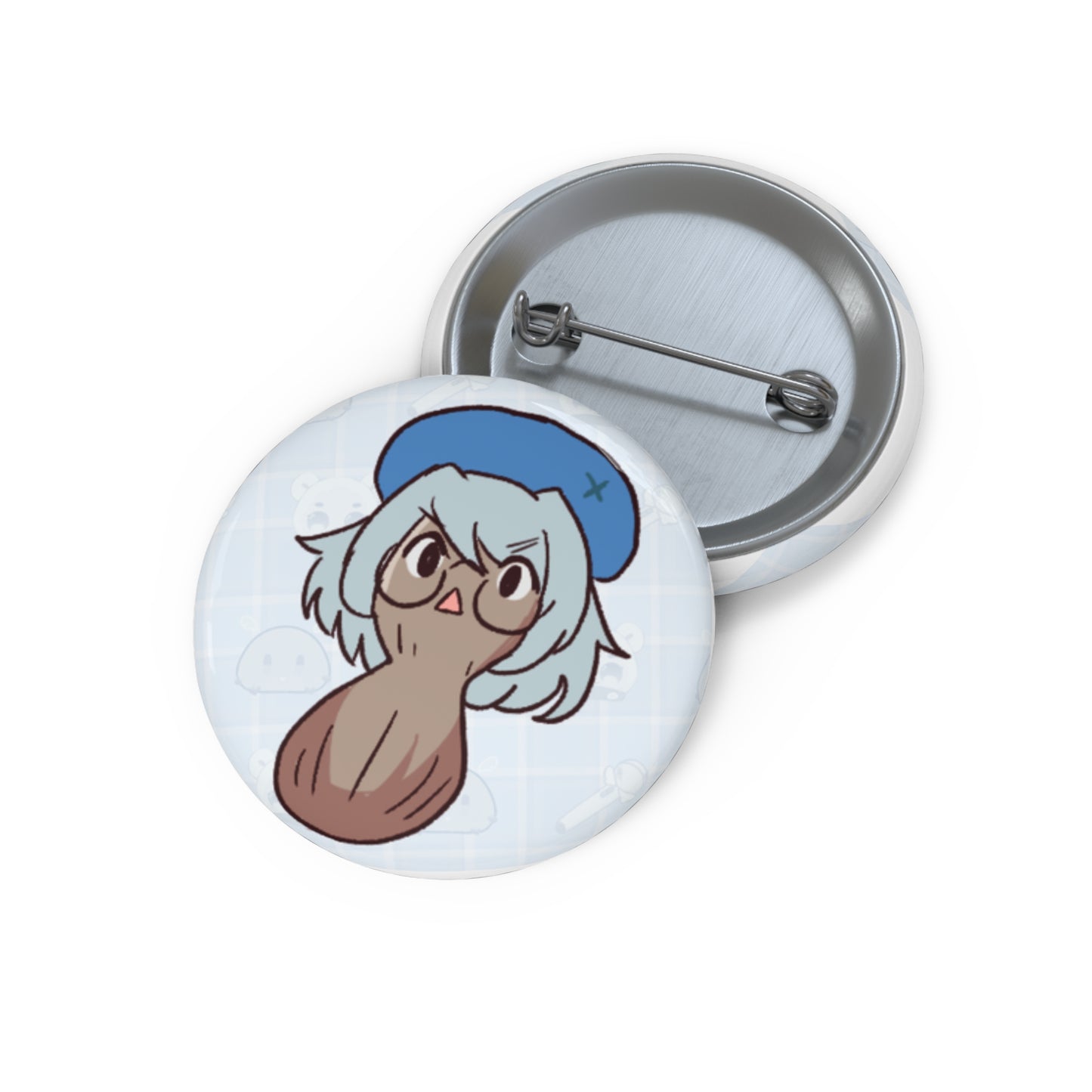 hi2chan "Nutty" Button Pin
