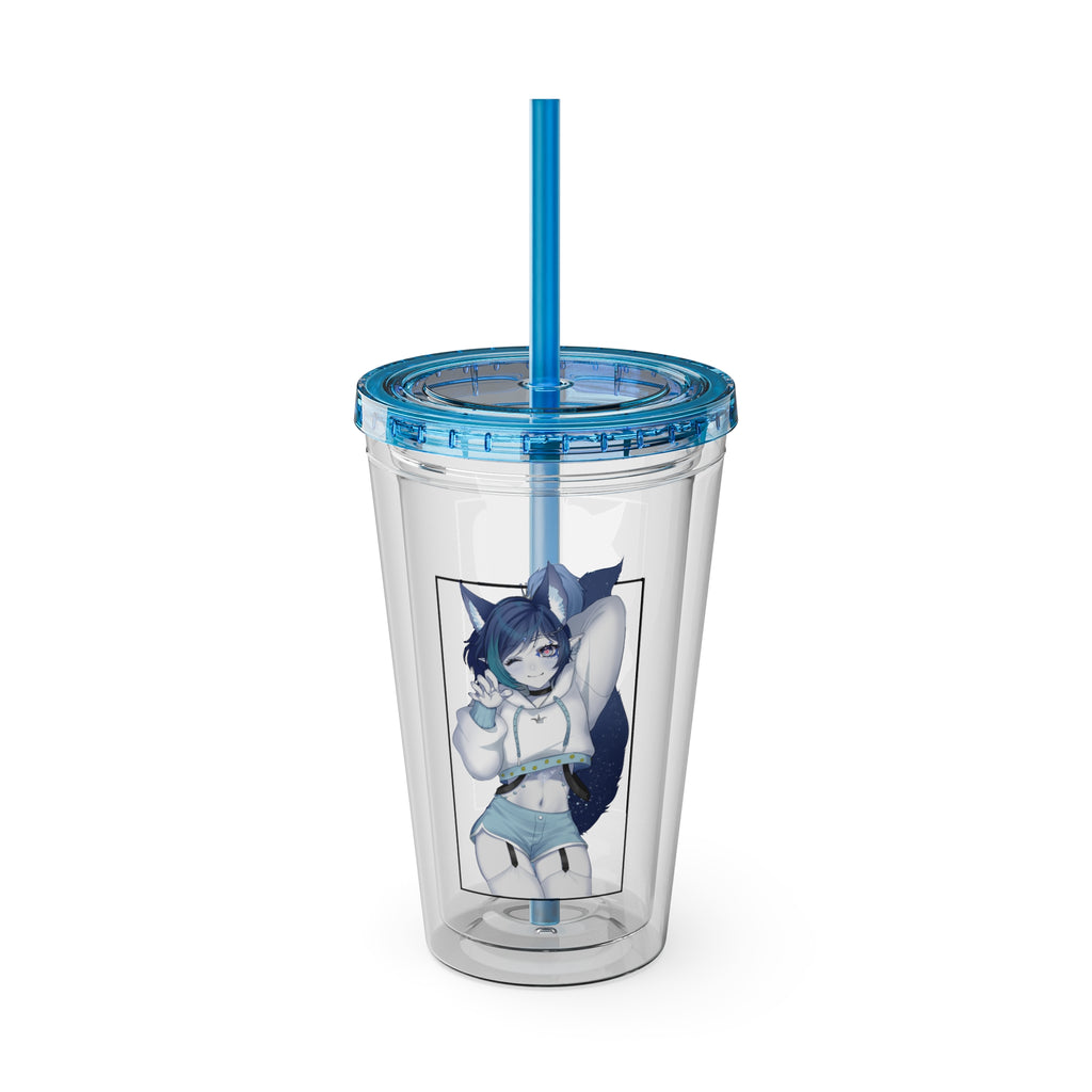 Danya "Frozen Sparkle" Acrylic Tumbler