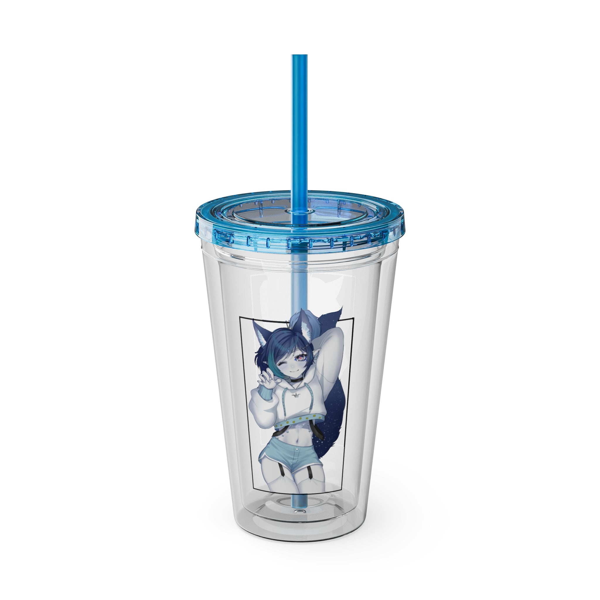Danya "Frozen Sparkle" Acrylic Tumbler