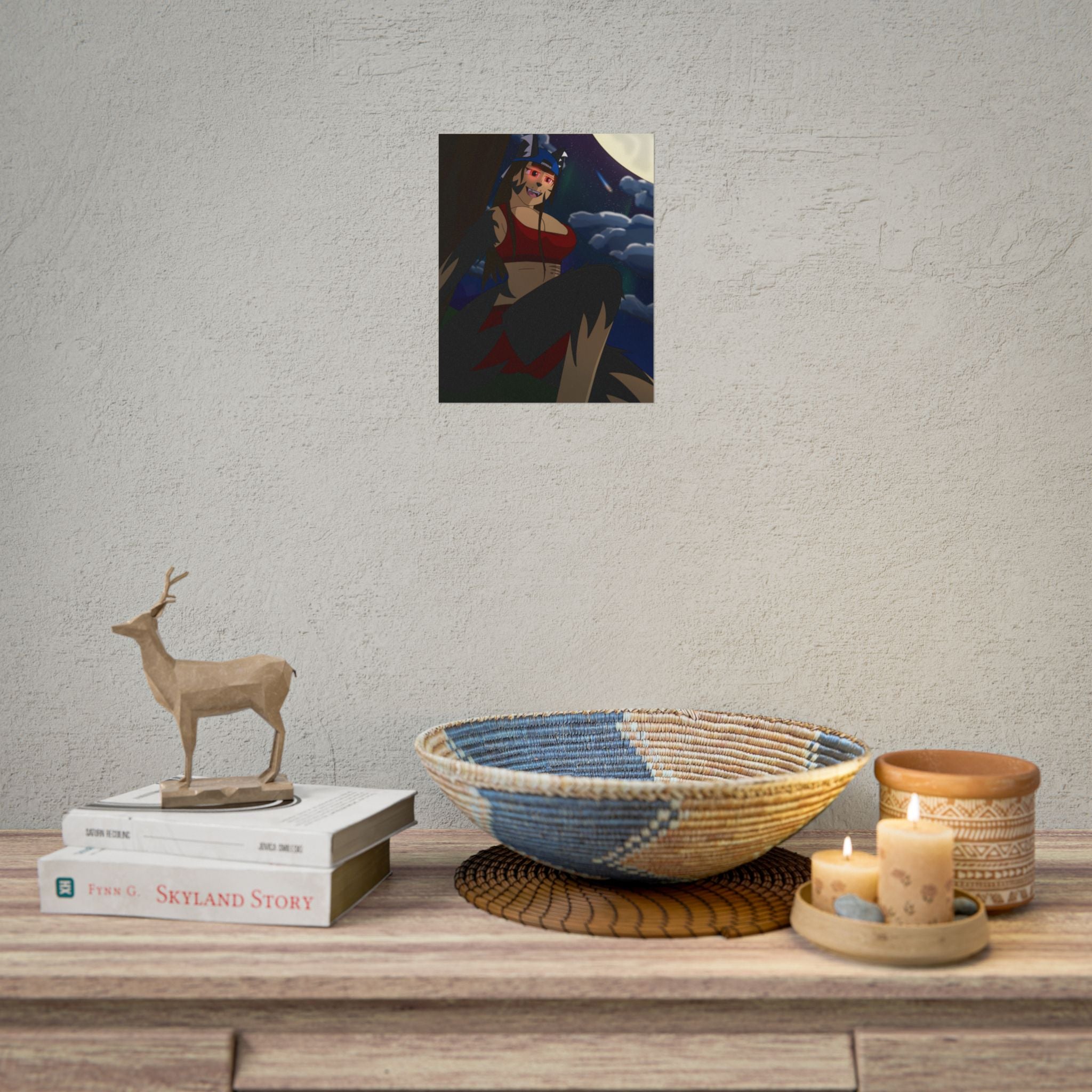 LunarLycanthrope "Catchin' a Breath" Poster