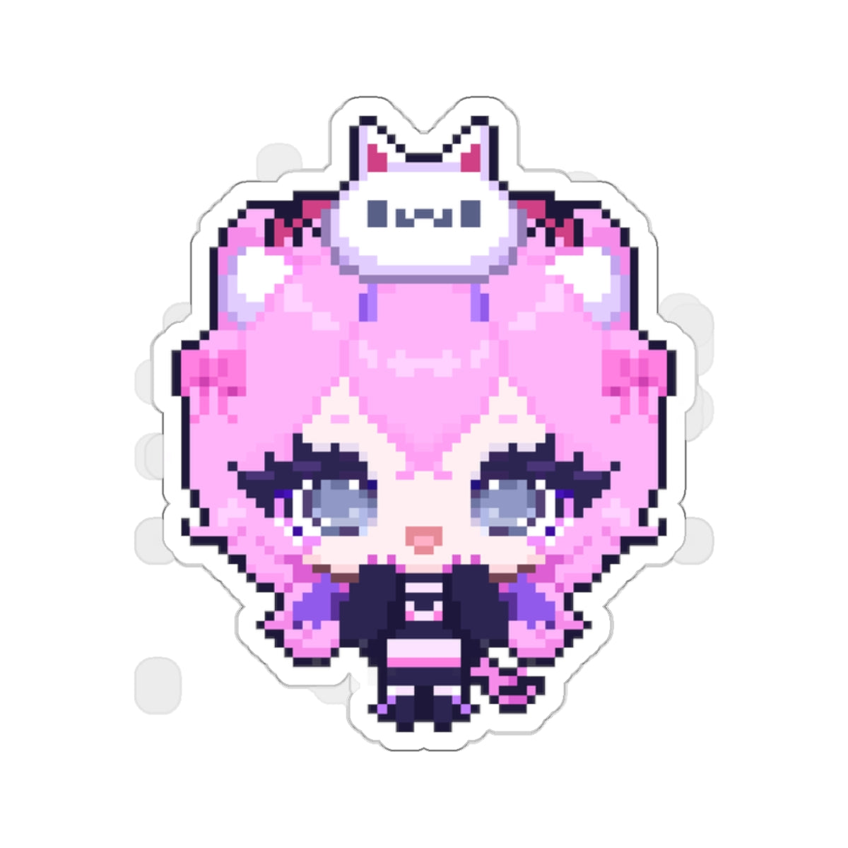 Pixel Kat Sticker