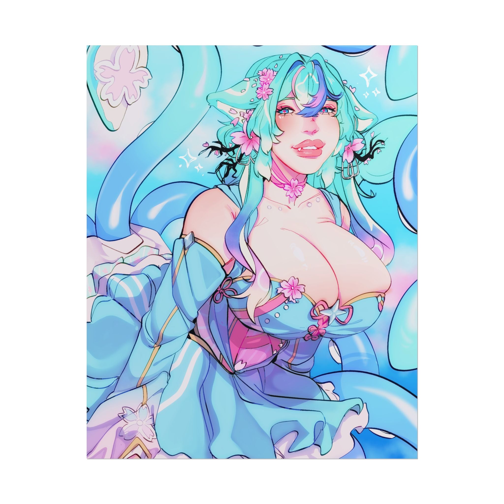 Eggie Weggie "Blossom Tide" Poster