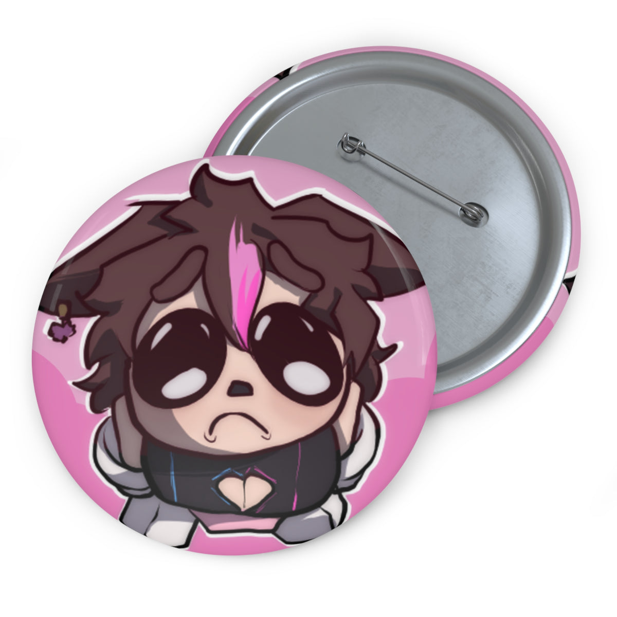 Neppix "Pleading" Pin Button - KatDragonz