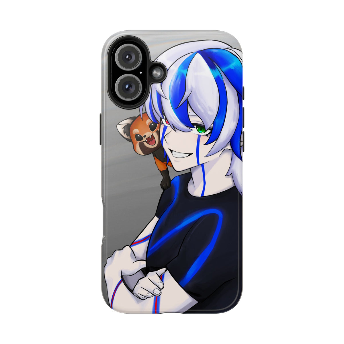 Ray Xash "Red Panda Companion" Phone Case