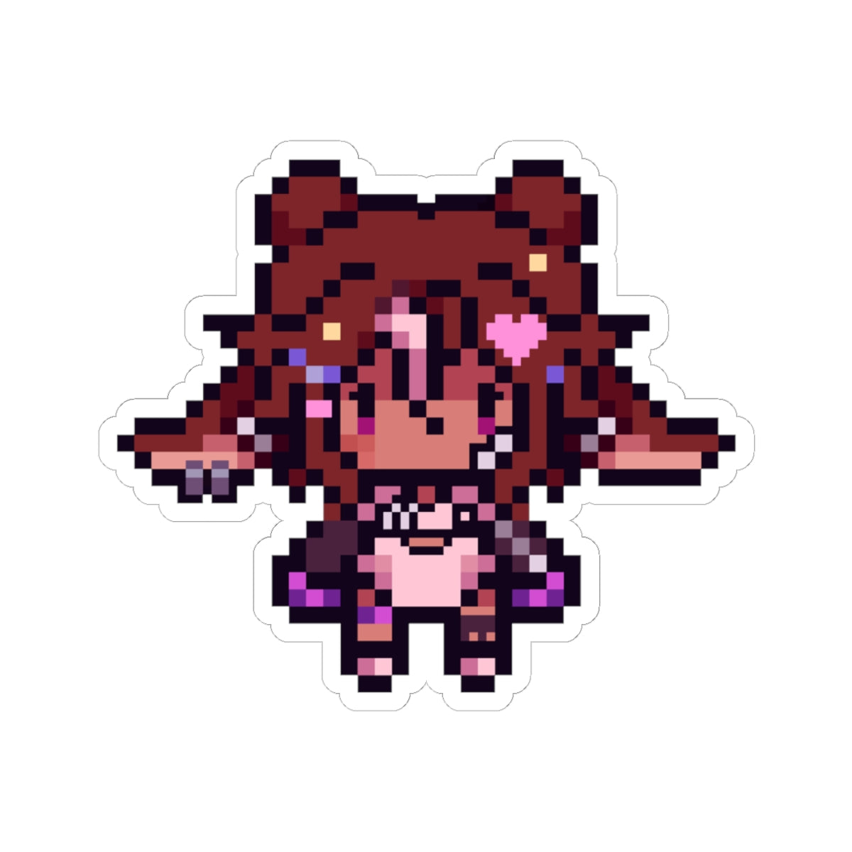 Pixel TiramisuBunny Sticker