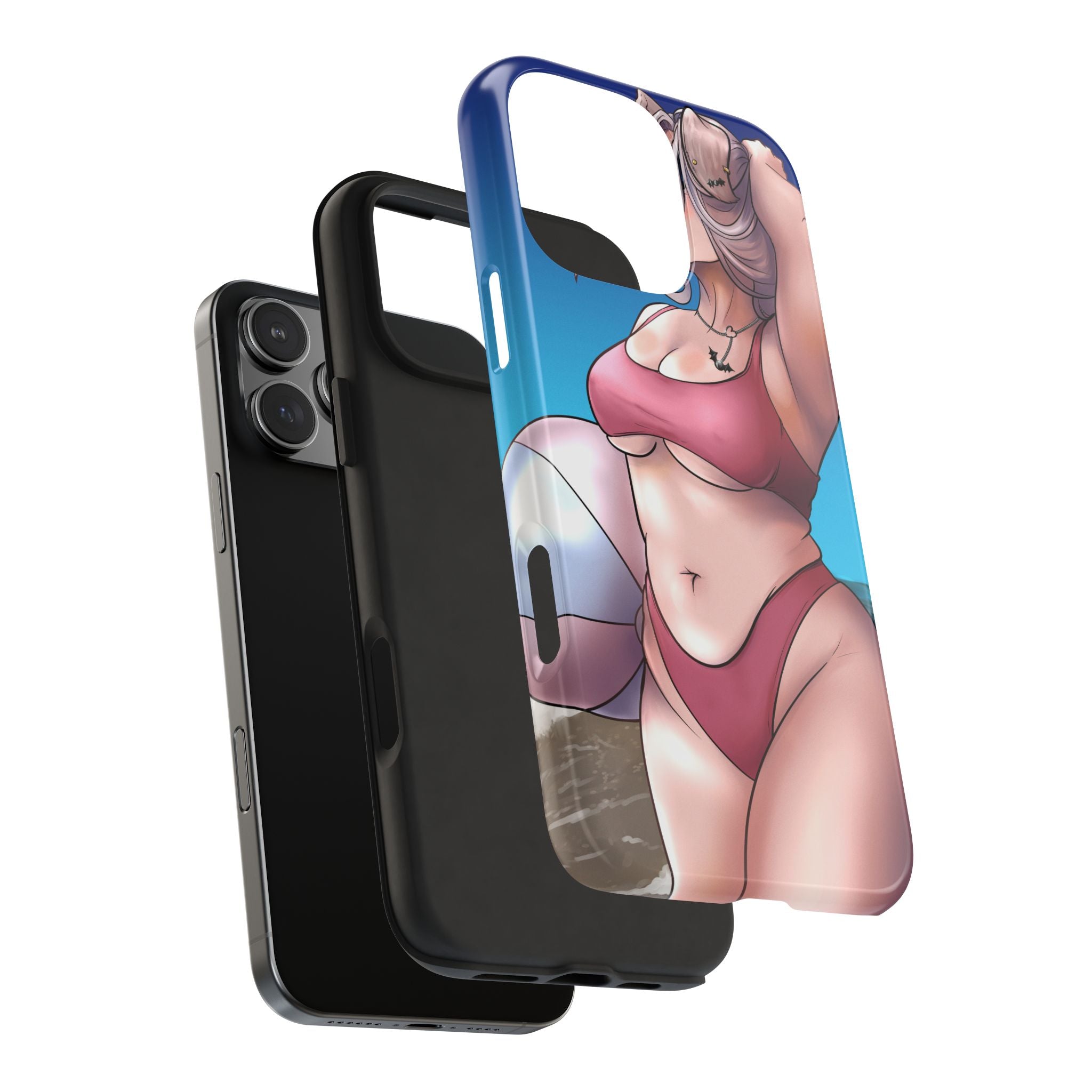 Luna Rainn "Beach Pup" Tough Phone Case
