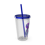 Honeybumz "Winter's Favorite Troublemaker" Acrylic Tumbler - KatDragonz