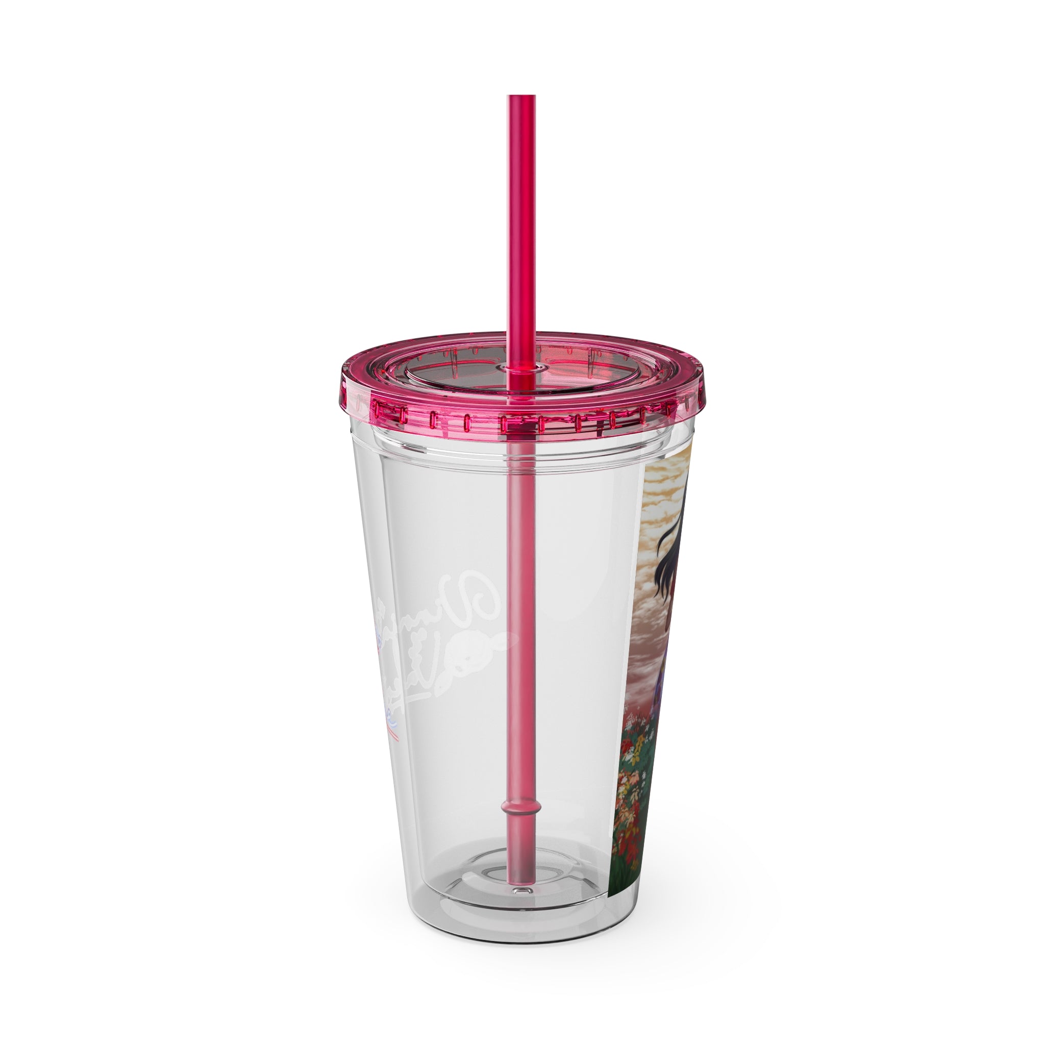 Vinnia Valentine "Rose Garden" Acrylic Tumbler