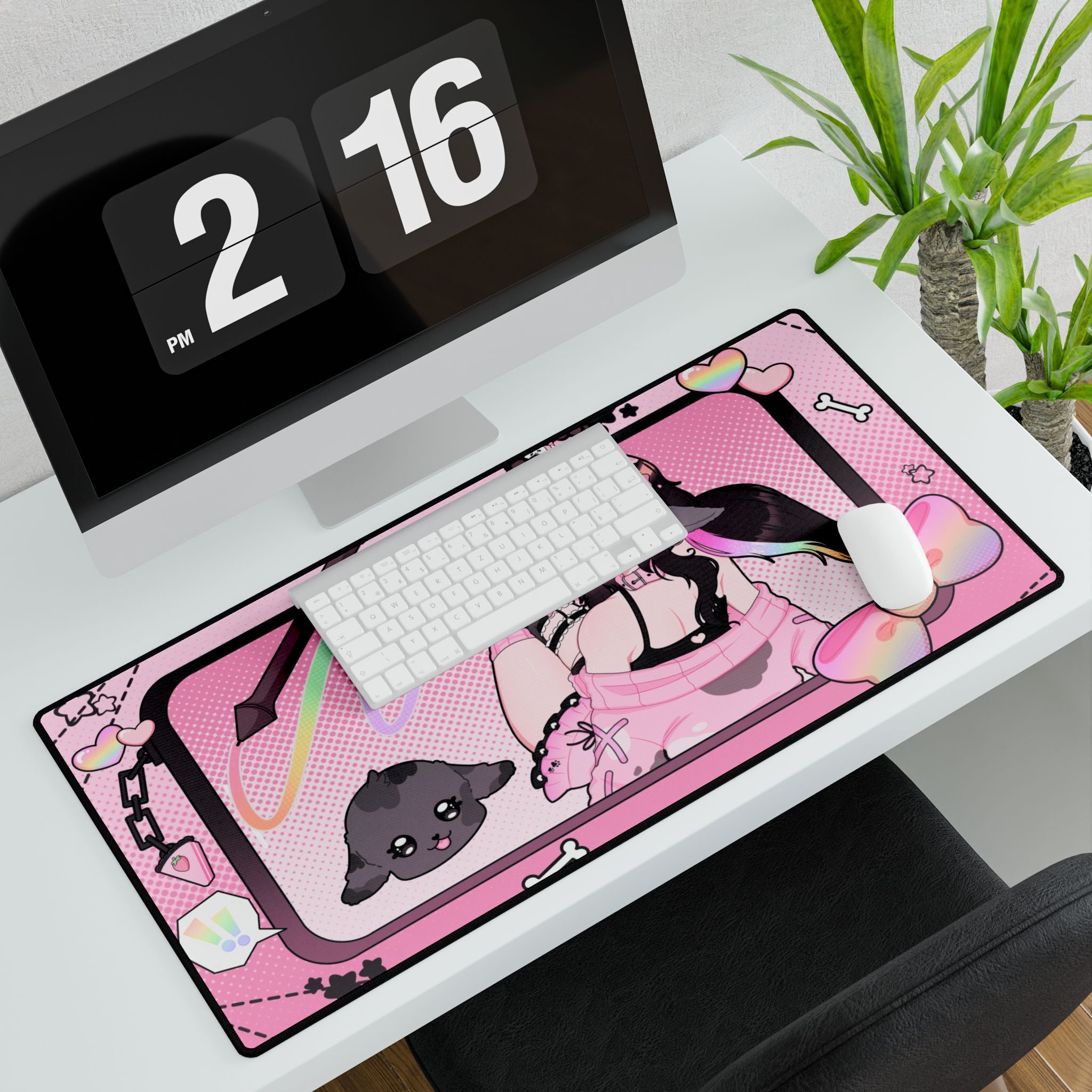 YorkiTeabagz XL Plus Deskmat