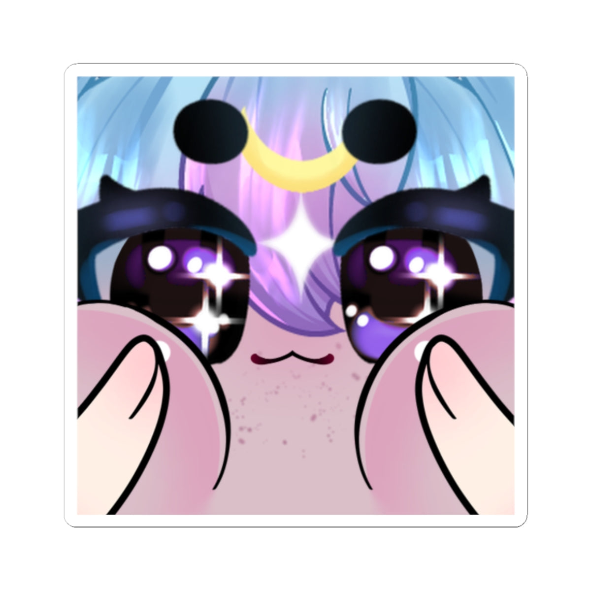 echosofferra "Cheek Squish" Sticker