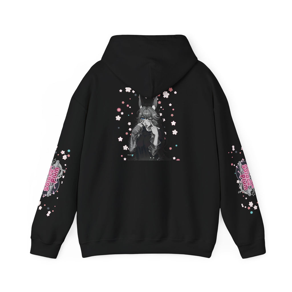 Solace Plum BW "Blep" Designer Hoodie