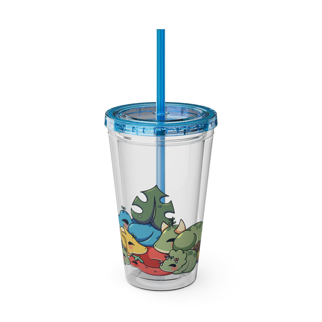 DinoSpr0ut "Family Nap" Tumbler