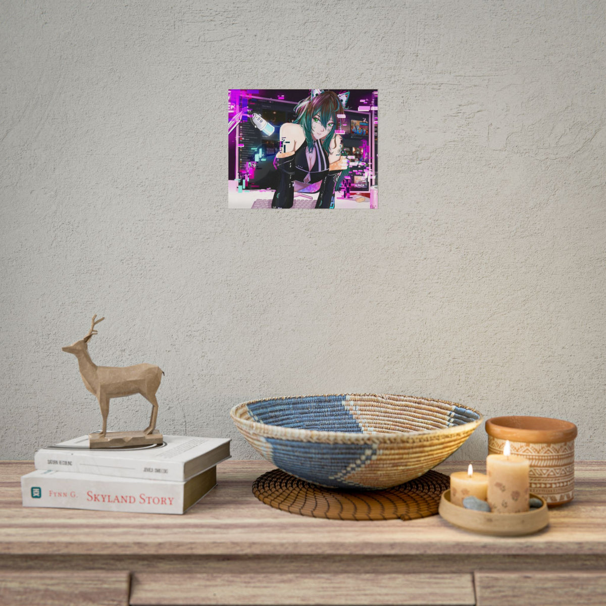 Risa Cupcake "Peeking Out" Poster