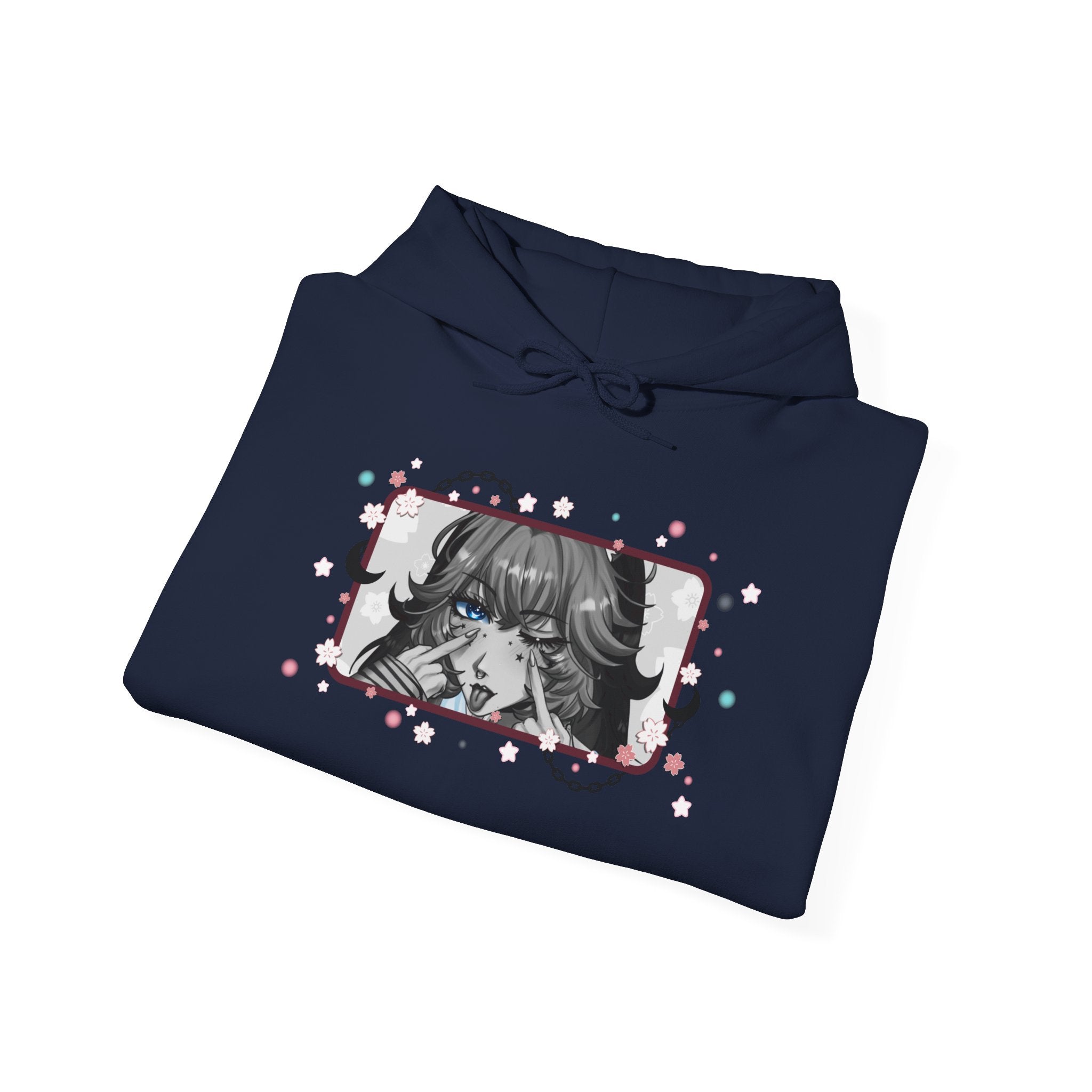 Solace Plum BW "Blep" Designer Hoodie