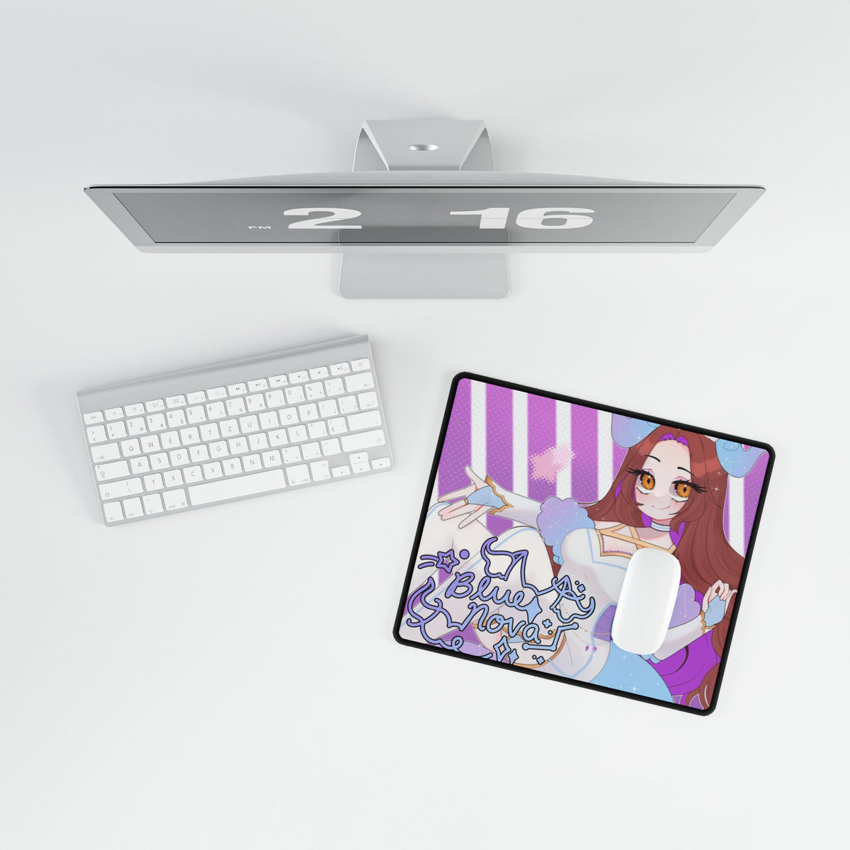 bluenovavtuber "Reaching Out" Deskmats