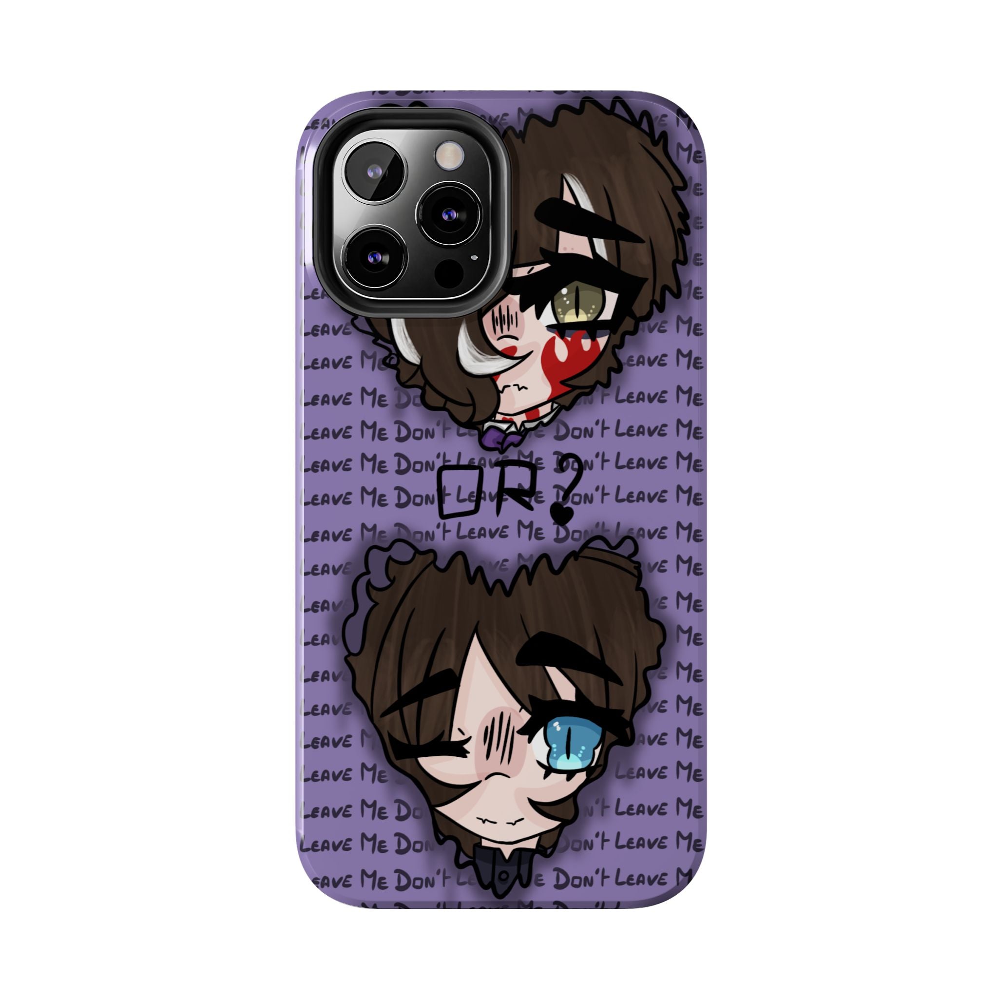 Renée Lysobore "Me or Them" Phone Case