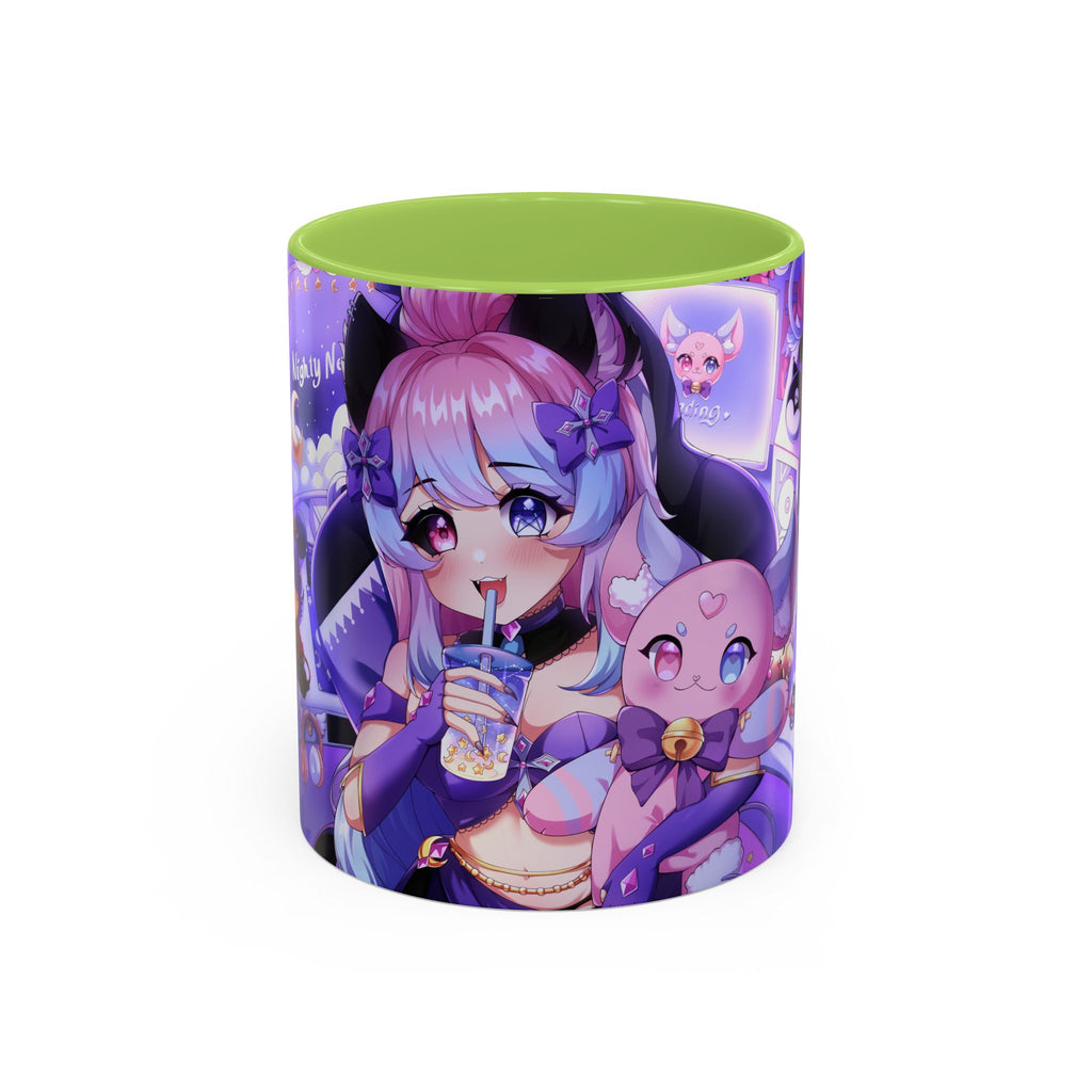 "Time To Stream!" Nighty Neko Mug