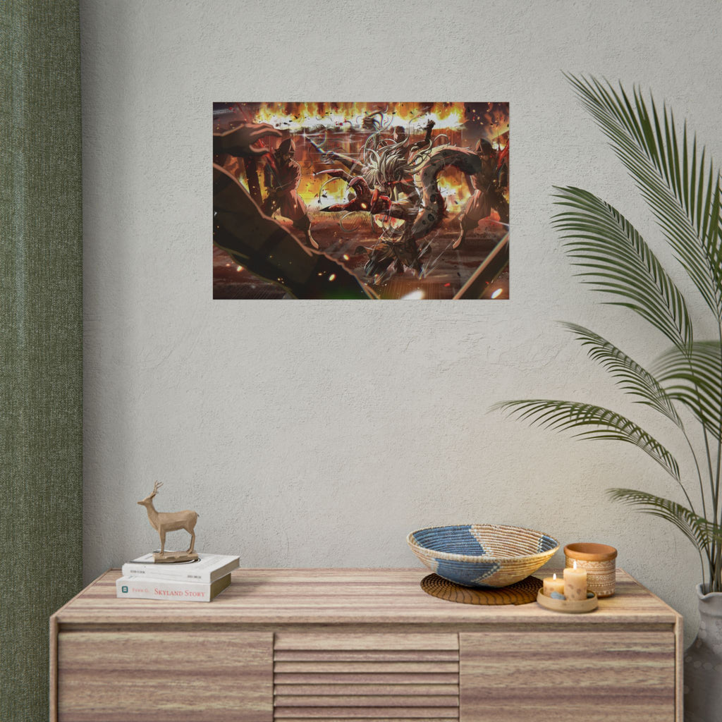 yukurivt "Fighting Village" Poster - KatDragonz