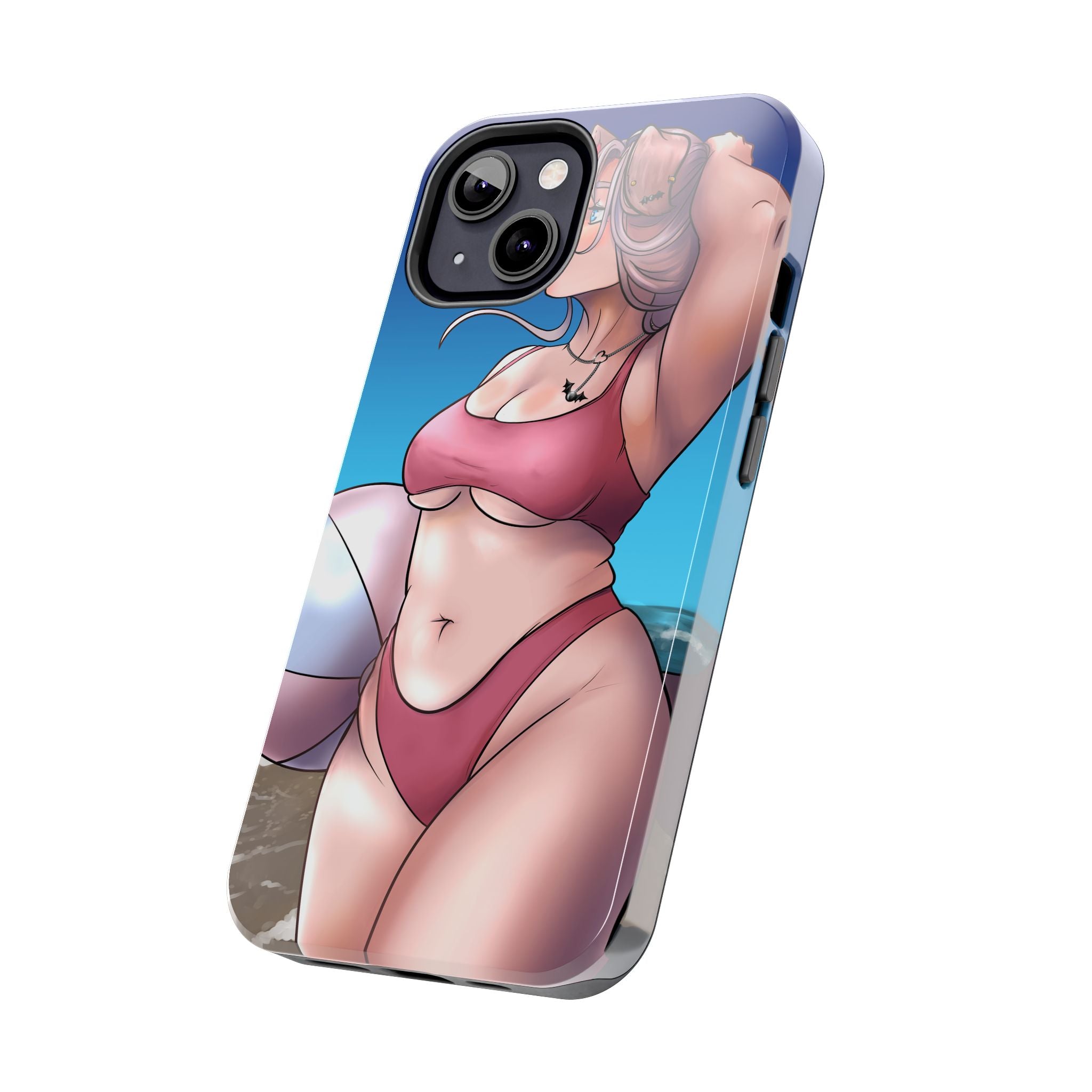 Luna Rainn "Beach Pup" Tough Phone Case