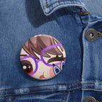 RockLoLove "Pressed Against" Pin Button