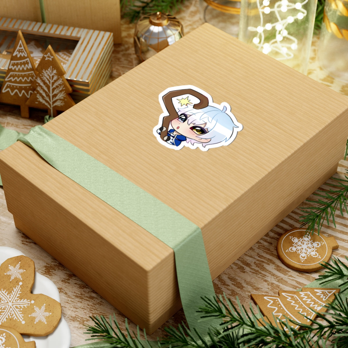 Azure Chibi Sticker