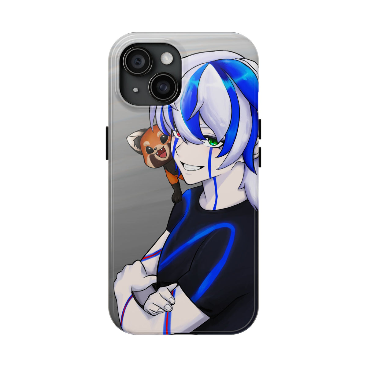 Ray Xash "Red Panda Companion" Phone Case
