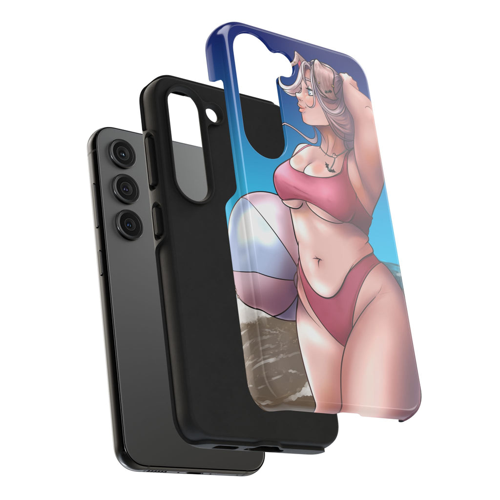 Luna Rainn "Beach Pup" Tough Phone Case