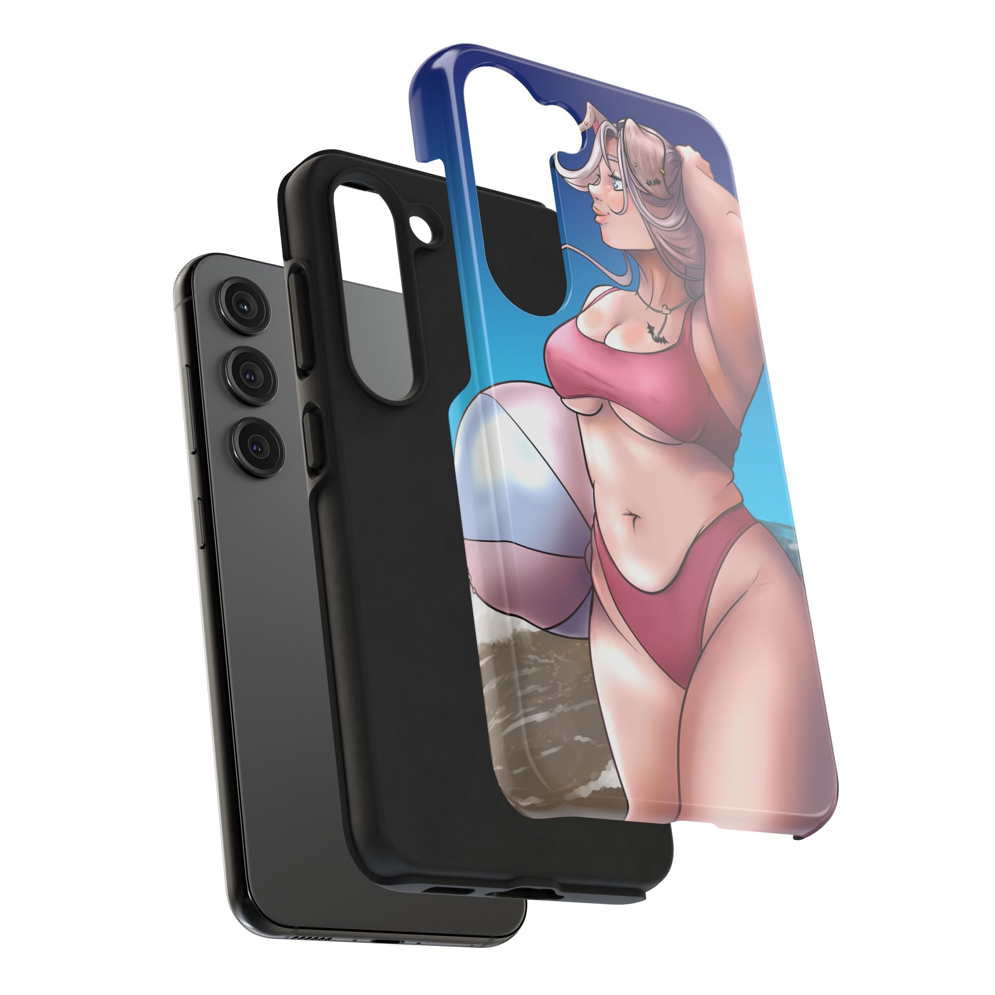 Luna Rainn "Beach Pup" Tough Phone Case
