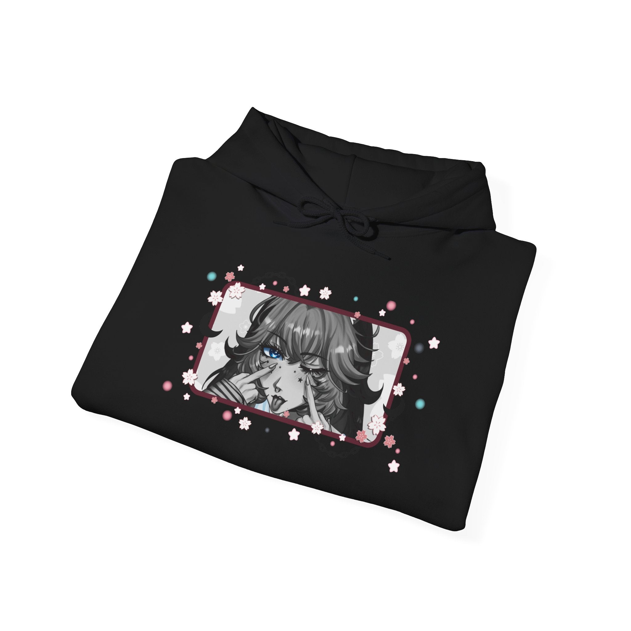 Solace Plum BW "Blep" Designer Hoodie