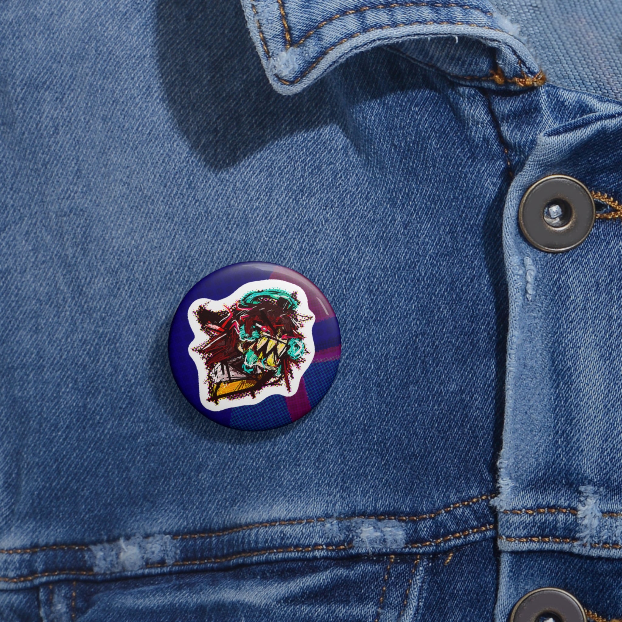 ZieglerByte "Gnashing" Button Pin