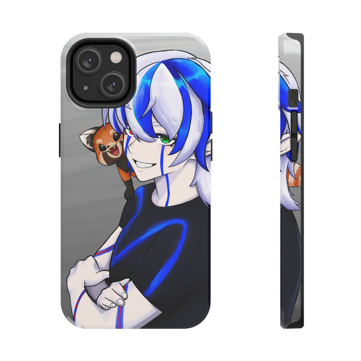 Ray Xash "Red Panda Companion" Phone Case